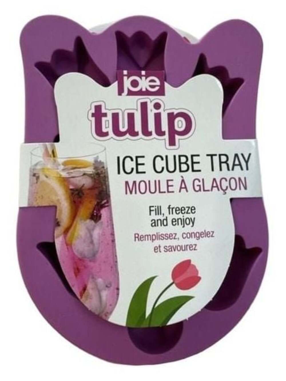 Joie Tulip Silicone Ice Cube Tray Purple